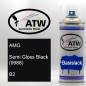 Preview: AMG, Semi Gloss Black (9988), B2: 400ml Sprühdose, von ATW Autoteile West.